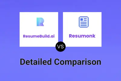 ResumeBuild.ai vs Resumonk Detailed comparison features, price