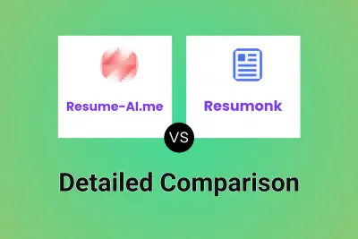 Resume-AI.me vs Resumonk Detailed comparison features, price