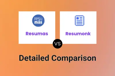 Resumas vs Resumonk Detailed comparison features, price