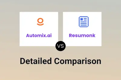 Automix.ai vs Resumonk Detailed comparison features, price