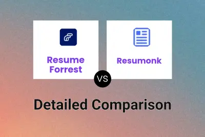 Resume Forrest vs Resumonk Detailed comparison features, price