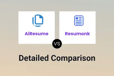 AiResume vs Resumonk Detailed comparison features, price