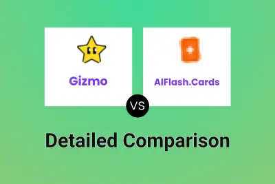 Gizmo vs AIFlash.Cards Detailed comparison features, price