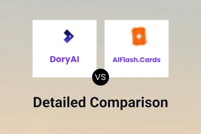 DoryAI vs AIFlash.Cards Detailed comparison features, price