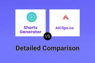 Shorts Generator vs AiClips.co Detailed comparison features, price