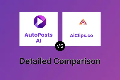 AutoPosts AI vs AiClips.co Detailed comparison features, price