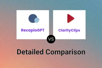 RecapioGPT vs ClarityClips Detailed comparison features, price