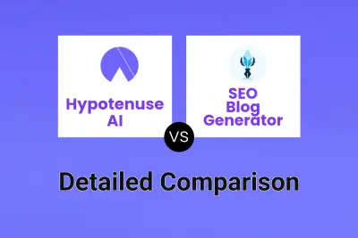 Hypotenuse AI vs SEO Blog Generator Detailed comparison features, price