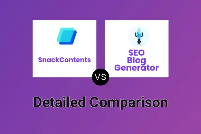 SnackContents vs SEO Blog Generator Detailed comparison features, price