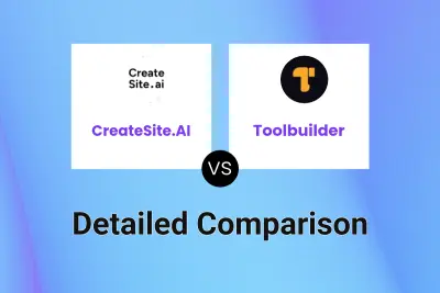 CreateSite.AI vs Toolbuilder Detailed comparison features, price