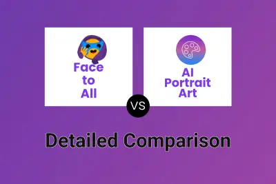 Face to All vs AI Portrait Art Detailed comparison features, price