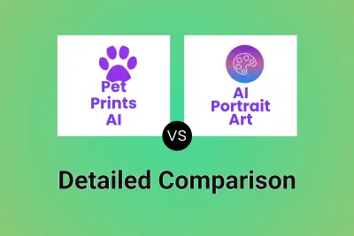 Pet Prints AI vs AI Portrait Art Detailed comparison features, price