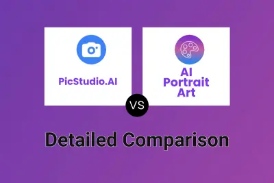 PicStudio.AI vs AI Portrait Art Detailed comparison features, price