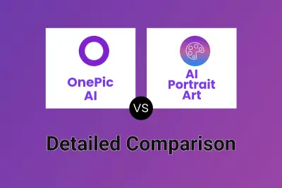 OnePic AI vs AI Portrait Art Detailed comparison features, price