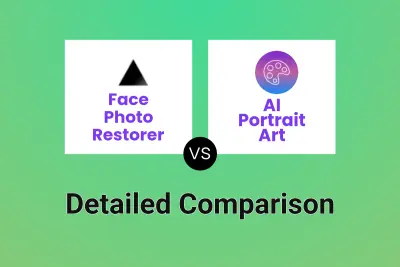 Face Photo Restorer vs AI Portrait Art Detailed comparison features, price