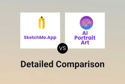 SketchMe.App vs AI Portrait Art Detailed comparison features, price