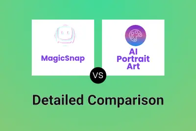 MagicSnap vs AI Portrait Art Detailed comparison features, price