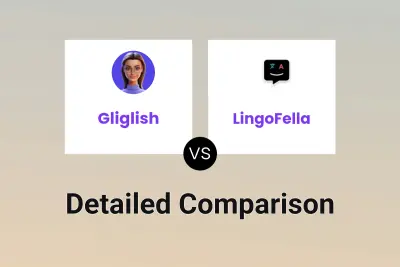 Gliglish vs LingoFella Detailed comparison features, price