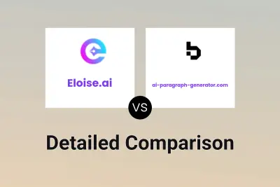 Eloise.ai vs ai-paragraph-generator.com Detailed comparison features, price