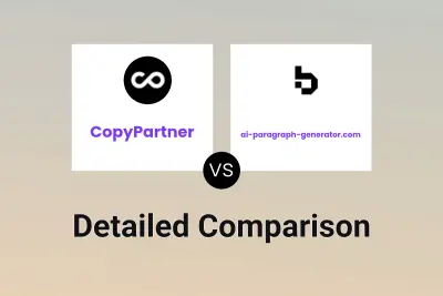 CopyPartner vs ai-paragraph-generator.com Detailed comparison features, price