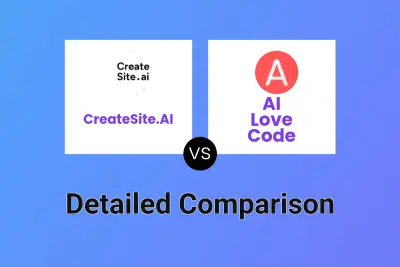 CreateSite.AI vs AI Love Code Detailed comparison features, price