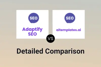 Adaptify SEO vs aitemplates.ai Detailed comparison features, price