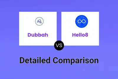 Dubbah vs Hello8 Detailed comparison features, price