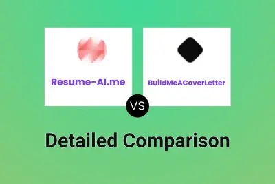 Resume-AI.me vs BuildMeACoverLetter Detailed comparison features, price