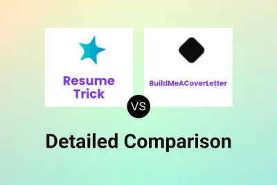 Resume Trick vs BuildMeACoverLetter Detailed comparison features, price