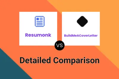 Resumonk vs BuildMeACoverLetter Detailed comparison features, price