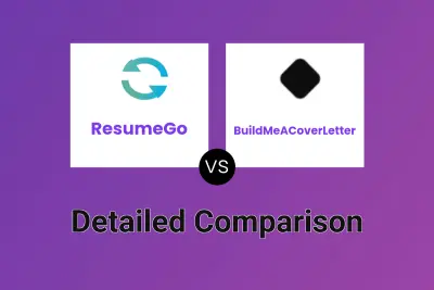 ResumeGo vs BuildMeACoverLetter Detailed comparison features, price