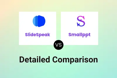 SlideSpeak vs Smallppt Detailed comparison features, price