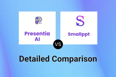 Presentia AI vs Smallppt Detailed comparison features, price