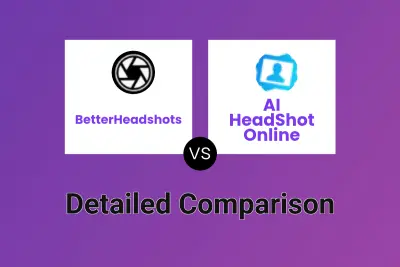 BetterHeadshots vs AI HeadShot Online Detailed comparison features, price