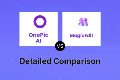 OnePic AI vs MagicEdit Detailed comparison features, price