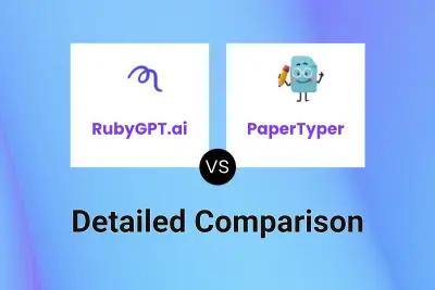 RubyGPT.ai vs PaperTyper Detailed comparison features, price