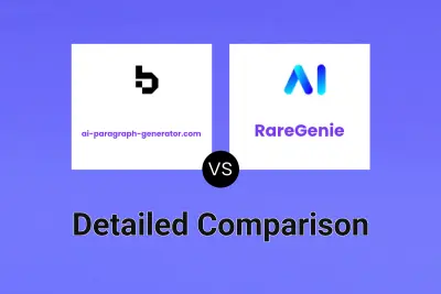 ai-paragraph-generator.com vs RareGenie Detailed comparison features, price