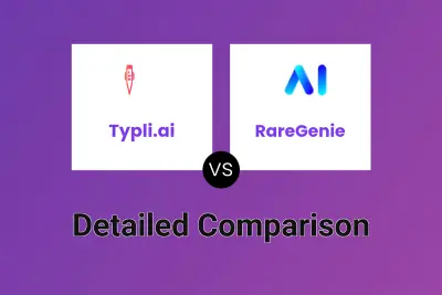 Typli.ai vs RareGenie Detailed comparison features, price