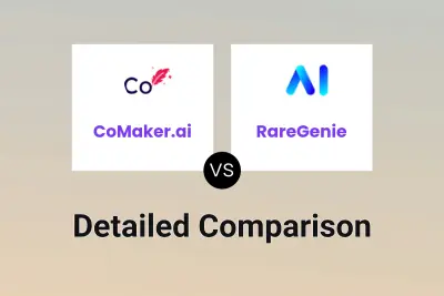 CoMaker.ai vs RareGenie Detailed comparison features, price