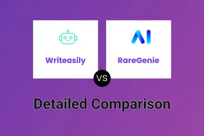 Writeasily vs RareGenie Detailed comparison features, price