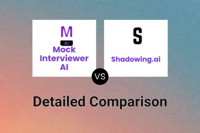 Mock Interviewer AI vs Shadowing.ai Detailed comparison features, price