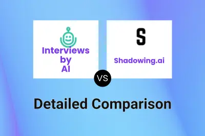 Interviews by AI vs Shadowing.ai Detailed comparison features, price