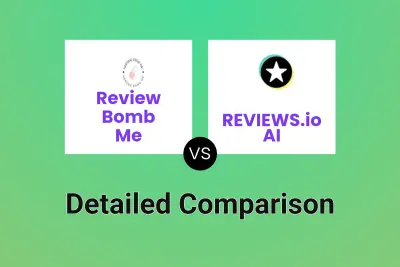 Review Bomb Me vs REVIEWS.io AI Detailed comparison features, price