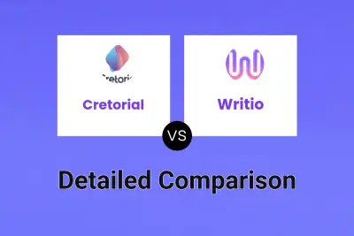 Cretorial vs Writio Detailed comparison features, price