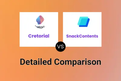 Cretorial vs SnackContents Detailed comparison features, price