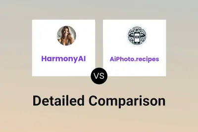 HarmonyAI vs AiPhoto.recipes Detailed comparison features, price