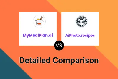 MyMealPlan.ai vs AiPhoto.recipes Detailed comparison features, price