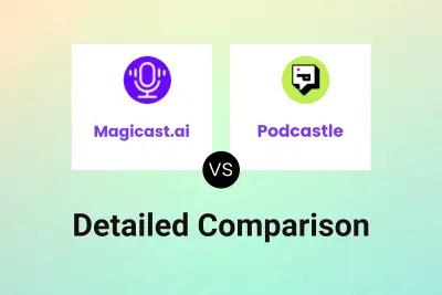 Magicast.ai vs Podcastle Detailed comparison features, price