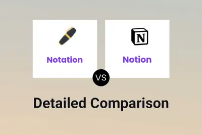 Notation vs Notion Detailed comparison features, price