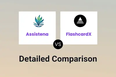 Assistena vs FlashcardX Detailed comparison features, price